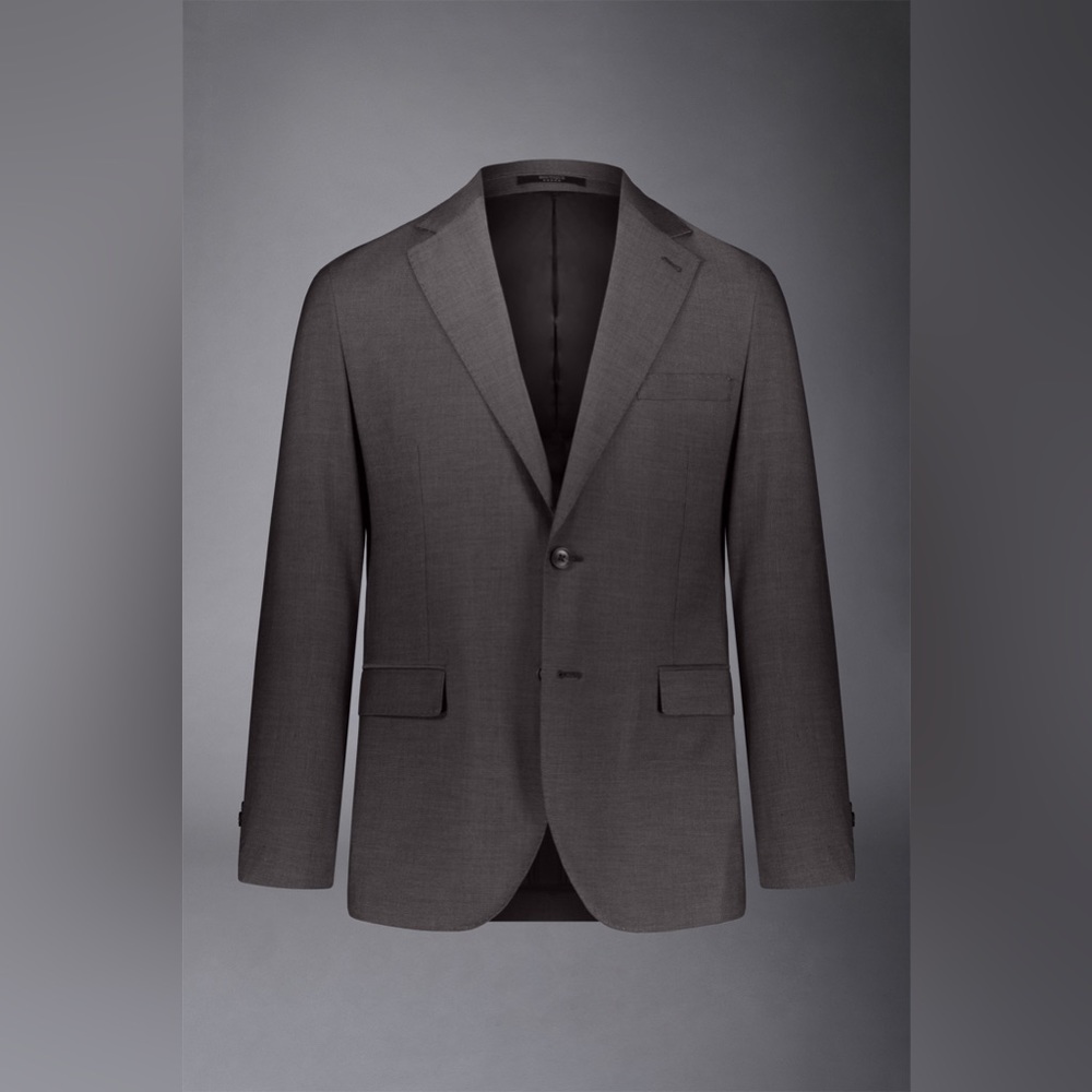 Doppelgänger| Italian Men’s Suit, Grey | Regular fit single-breasted, 2 piece